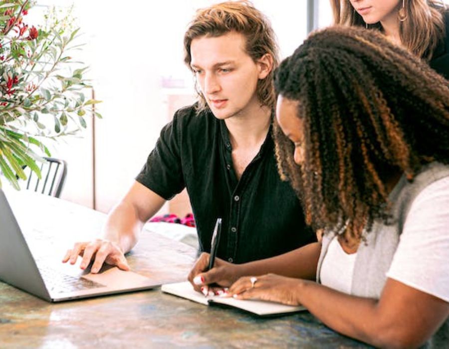 a group doing Research and Technical Writing