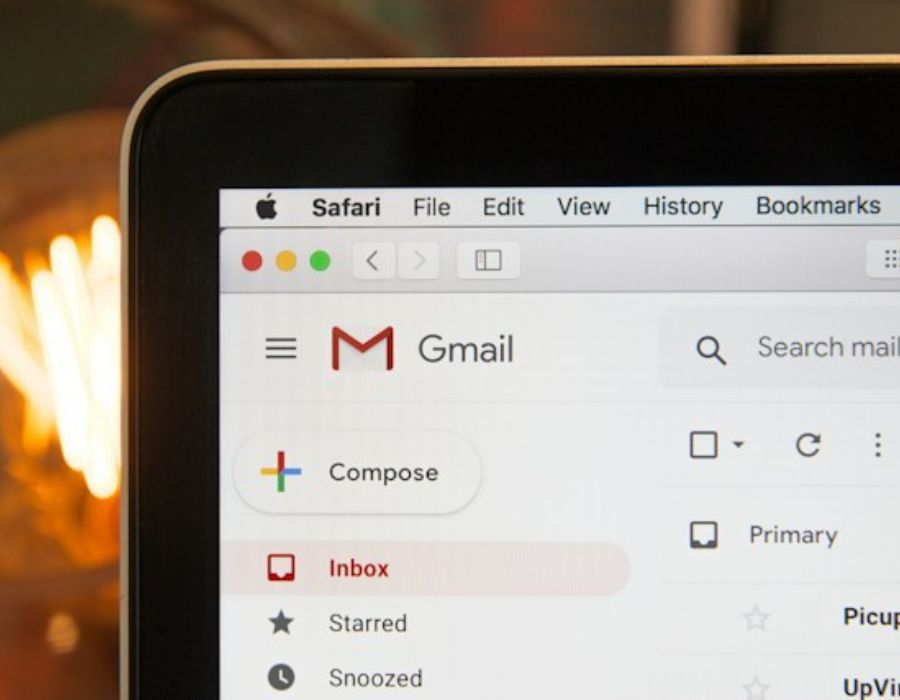 a preview of the email home page
