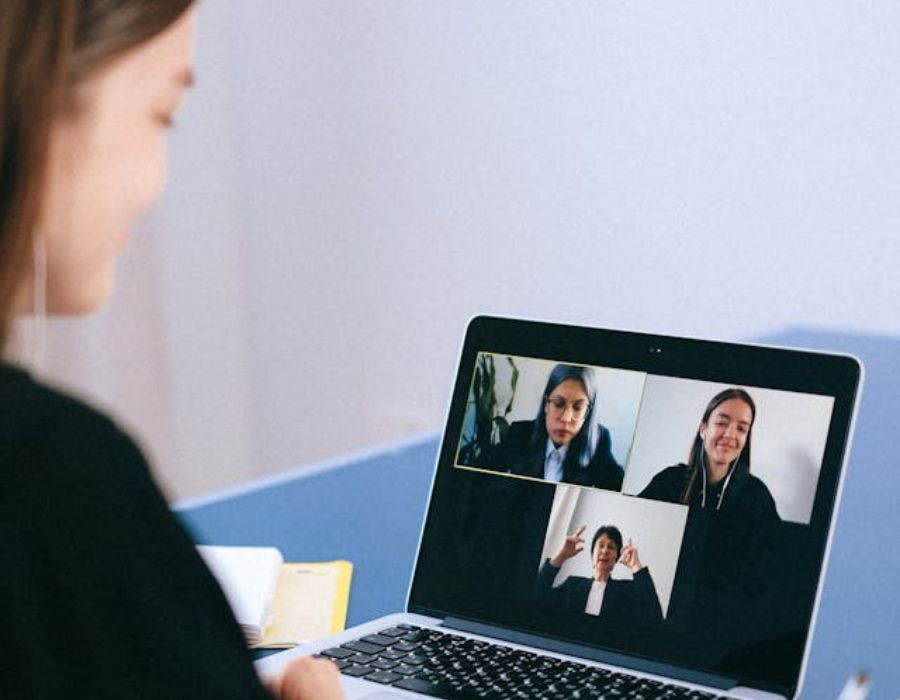 People on a Video Call